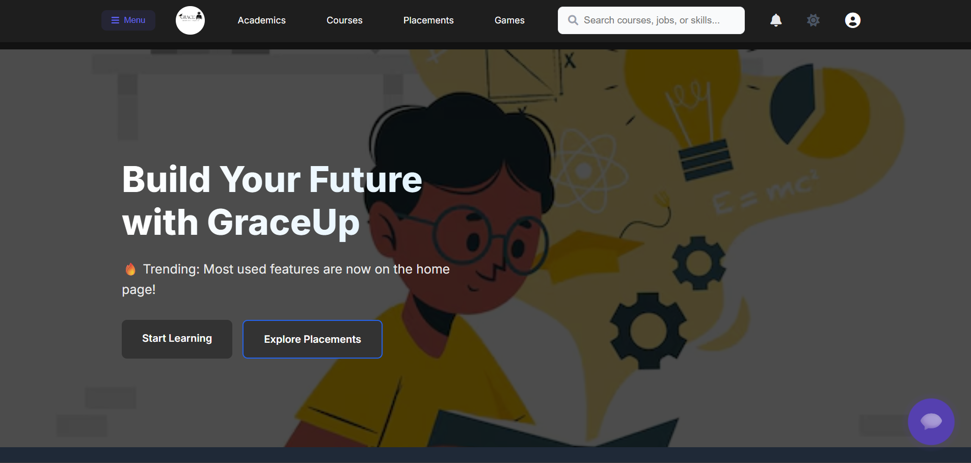 GraceUp Platform - Dashboard